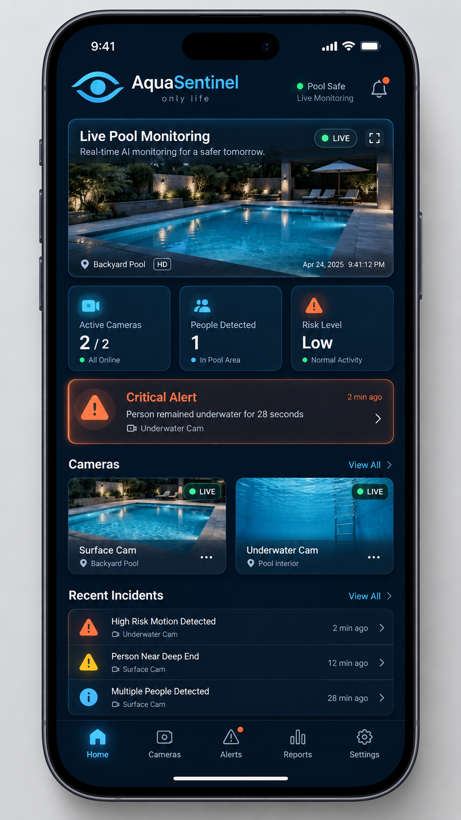 AquaSentinel mobile application